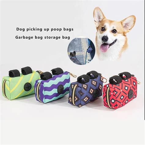 chanel dog poop bag holder|waste bag holder for dogs.